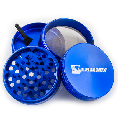 Golden Gate Grinders 2.5" Spice Crusher Aluminum Grinder - Blue