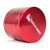 Golden Gate Grinders 2.5" Smoke Crusher Aluminum Tobacco Spice Grinder - Red