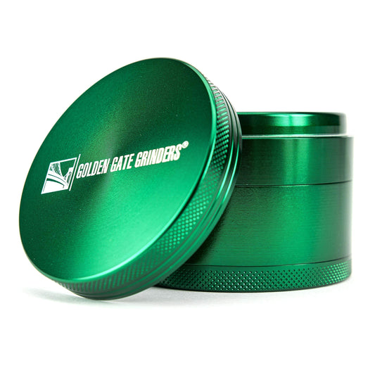 Golden Gate Grinders 2.5" Smoke Crusher Aluminum Tobacco Spice  - Green
